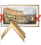 Deco 75" Tv Frames Alloy Prismatic Pale Gold Bezel Samsung Read Description. Fixed Price $135.00.
