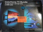 Auraled Colorhome Tv Wall Mount Bundle 6.5FT Light Strip & 10FT Hdmi Cable. Fixed Price $30.00.
