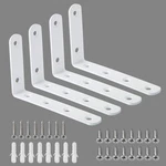 Alise Floating Shelf Brackets,white For Shelves Heavy 5X3 Inch,. Fixed Price $15.10.