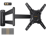 Perlegear Long Arm Wall Mount For Fits 32-65'' Tvs / Max 400X400MM, Black. Fixed Price $104.46.