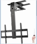Vivo Black Ceiling Tv Mount Fold Down Swivel Tilt 40-70IN 77LB Vesa 100-300. Fixed Price $199.99.