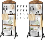 Panel 5.7' X 2' Ft Display Rack, Pack Movable. Fixed Price $137.86.