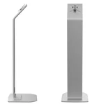 Floor Stand Kiosk Cta Heavy Duty Vesa Compatible Silver Cable Route. Fixed Price $185.00.