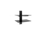 Megamounts Tempered Glass Double Shelf Wall. Fixed Price $36.49.