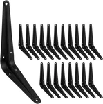 6 Inch Shelf Brackets For Diy Floating X 5 -20 Pack, Black. Fixed Price $39.39.