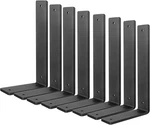 Heavy Duty Shelf Brackets Inch (8 X 6" W1.5", Black. Fixed Price $72.22.