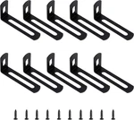 2"X1"X0.5"ADJUSTABLE Right Angle Brackets Metal 2"X1", Black. Fixed Price $14.99.