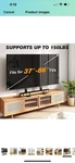 5RCOM Universal Tv Stand Tabletop For 50 86 Inch Model UT3004. Fixed Price $31.44.