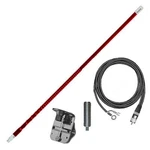 Firestik FG4648W 4' (122CM) Single Mirror "ngp" Kit Complete (white). Fixed Price $107.16.