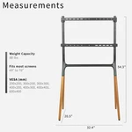 Vivo Easel Studio Tv Adjustable Floor Stand Mounts 49" To 70" Screens. Fixed Price $119.99.