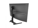 Atdec Freestanding Heavy Duty Dual Vertical Monitor Desk Mount, AWMS-2-BT75-FS-B. Fixed Price $583.42.