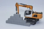 10 Grey Concrete Block Bricks System Building Set 1:50 Scale Stand Model Silo. Fixed Price $6.20.