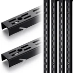 6 Pcs Shelf Rails Bracket Track 47.5 Inches Upright Closet System Hardware Ad.... Fixed Price $65.19.