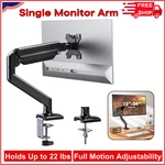 Single Monitor Arm For 13-34 Inch Screens, Adjustable Gas Spring Mount. Fixed Price $39.72.