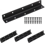 Bracket, Heavy Duty Corner Brace, 4 Pack 8" Metal Shelf Inch, Black. Fixed Price $19.30.