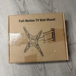 Mountup Full Motion Tv Wall Black 55IN 88LB Vesa 400X400 MU0038. Fixed Price $29.99.