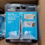 6-PACK Wright Products V1020RJBWH, Repair Jamb Bracket, White. Fixed Price $12.99.