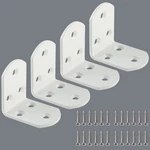 Alise 4PCS Shelf Brackets White, Stainless Steel (4P) 2X2X1.5 Inch,. Fixed Price $16.81.