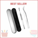 Quacc 2 Pcs Tick Removal Tool Kit For Dogs Cats Humans Stainless Steel. Fixed Price $12.63.