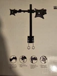 Siig Articulating 13 -27 22IBS Dual Monitor Vesa Desk Mount CE-MT0Q11-S1 *new*. Fixed Price $24.99.