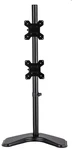 Adjustable Vertical Dual Monitor Tv Desktop Mount Stand Tilt Swivel Fits 13- 27". Fixed Price $39.95.