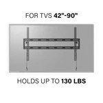 Sanus Vuepoint FLT35 Tilting Wall Mount For Tvs 42"-90" Down 10 To. Fixed Price $75.99.