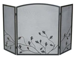 Panacea Colonial Brown/gray Brushed Steel 32"H X 50"W Fireplace Screen. Fixed Price $105.81.