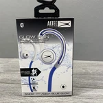 New Altec Lansing MZX890L-WHT Run Bluetooth Earbuds Snow With Aqua Glow. Fixed Price $19.99.