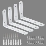 Alise Floating Shelf Brackets,l For Shelves Heavy 5X3 Inch, White. Fixed Price $16.29.