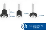 Vivo M4 M5 M6 M8 Universal Tv Mounting Hardware Kit Screws For Screens Up To 80". Fixed Price $19.99.
