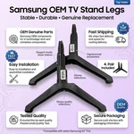 Samsung Oem Stand Base Legs For UN43TU7000 UN43CU7000 Series Tvs. Fixed Price $35.99.