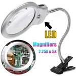 Desk Table Clamp Mount Top Magnifier Led Light Magnifying Diamond Painting 18CM. Fixed Price $13.49.