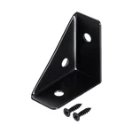 Uxcell 10PCS Angle Corner Brackets 38MM, Cold Rolled Steel Black. Fixed Price $20.45.