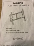 Lumsing 17 - 72 130LBS Tilting Flat Panel Lcd/led Tv Mount. Fixed Price $29.99.