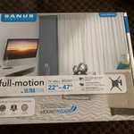 Sanus Simplicity Full Motion Ultra Thin 22 -47 T.v. Wall Mount. Fixed Price $50.00.