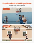 44" Wall Mount Basketball Hoop Pc Backboard Steel Rim Outdoor. Fixed Price $143.99.