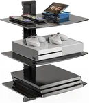 Floating Entertainment Center Shelves Tv Shelf W/ Strengthened Tempered Glasses. Fixed Price $58.58.