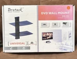 Brateck Wall-mount Tempered Glass Dvd Player Shelf New. Open Box.. Fixed Price $16.75.