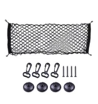 Cartman Cargo Net Hammock Trunk Organizer Vehicle Storage With 4 Adjustable Hook. Fixed Price $6.99.