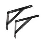 Pcs 8INCH Tripod Triangle Shelf Brackets Wall Mounted Supports BLACKBT20. Fixed Price $15.64.