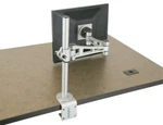 Single Arm Monitor Desk Table Mount Stand/for 1 Lcd Fully Swivel Clamp Up 27". Fixed Price $20.00.