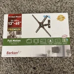 Barkan 13 -65 Full Motion Tv Wall Mount New Never Opened. Fixed Price $39.00.
