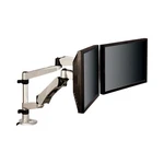 3M Easy-adjust Rotating Tilt Dual Arm Desk Mount For 27" Monitors Silver MA265S. Fixed Price $404.97.