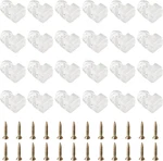 Glass Panel Clip, 24 Pack Round Retainer Clips Kit Plastic Cabinet. Fixed Price $16.39.