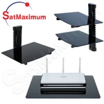 Adjustable Wall Mount Shelves For Tv Cable Box, Game Console, Dvd Bracket Lot. Fixed Price $33.49.