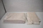 Bedsure Quilt Set King 3 Piece Tan Striped Cozy Bedding 106X96 Polyester Read. Fixed Price $30.99.