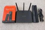 New Fire Tv Stick 4K + Netgear Router Monster Led Bars Bundle. Fixed Price $100.00.