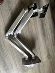 Ergotron 45-496-026 Mxv Dual Side-by-side Arm Polished Aluminum Two-monitor. Fixed Price $119.99.