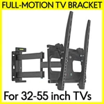 Full Motion Wall Mount Tv Bracket For 32 37 40 42 46 50 55 Inch Max 99LBS/45KG. Fixed Price $55.49.
