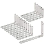 Luomorgo 16 Shaped Brackets For Pcs, 5" X 3" Silver, Stainless Steel. Fixed Price $28.08.